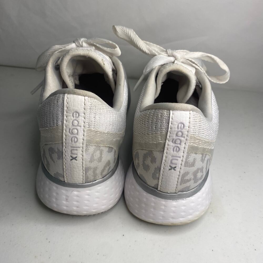 Adidas Edge Lux‎ 4 White Cheetah Sneakers Athletic Walking Shoes Size 7 - Picture 5 of 16